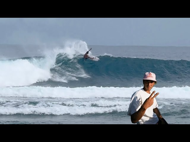 堀越ルイプロの練習セッション｜26L・5’9 シャープアイとヤゴ・ドラのラージフィンでリーフに挑む