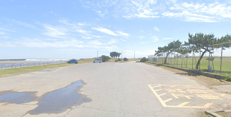 白子自然公園運動広場横駐車場