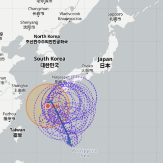 台風24号（クロヴァン）